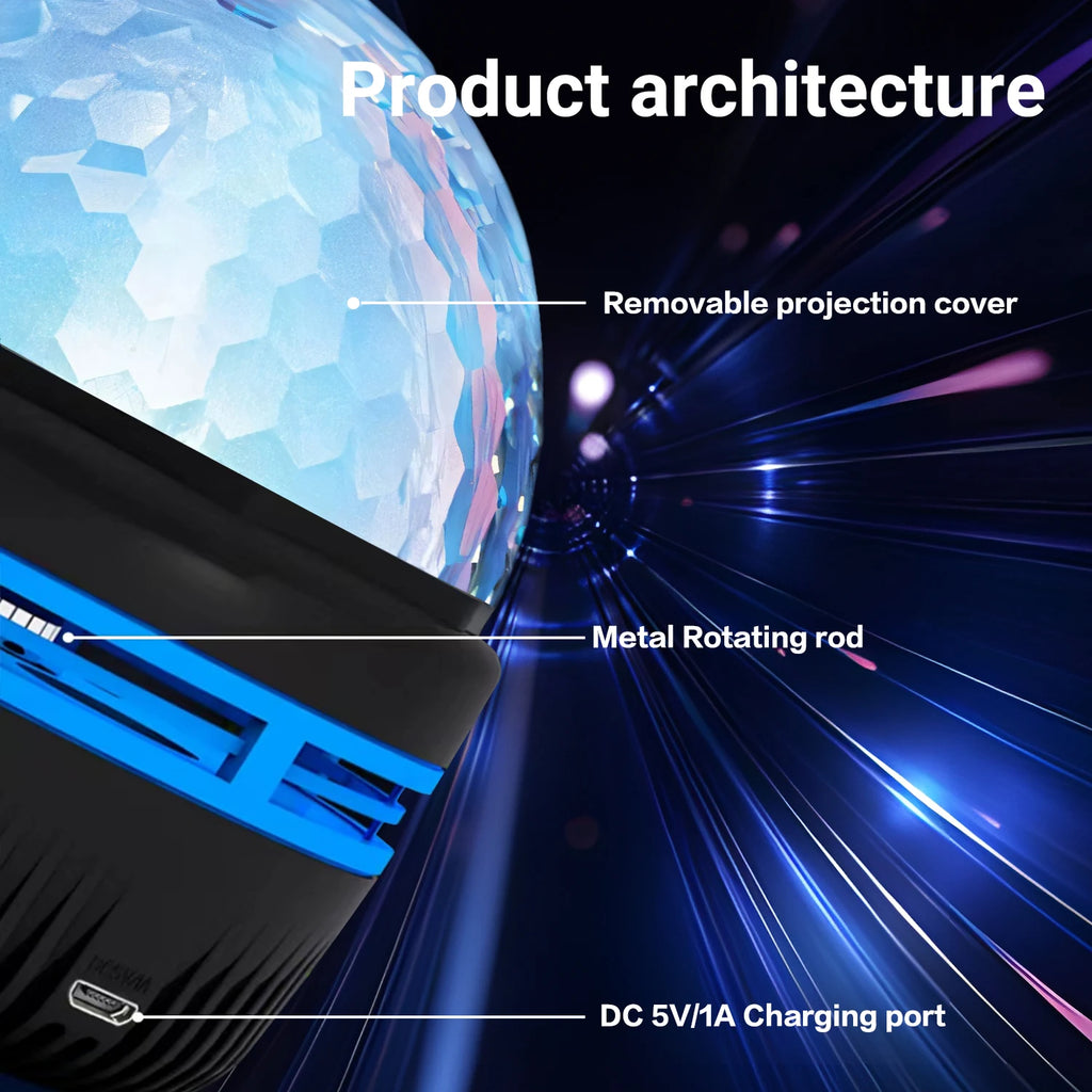 Music Sync Ocean Wave Projector – Sound-Activated RGB Water Ripple Lig ...